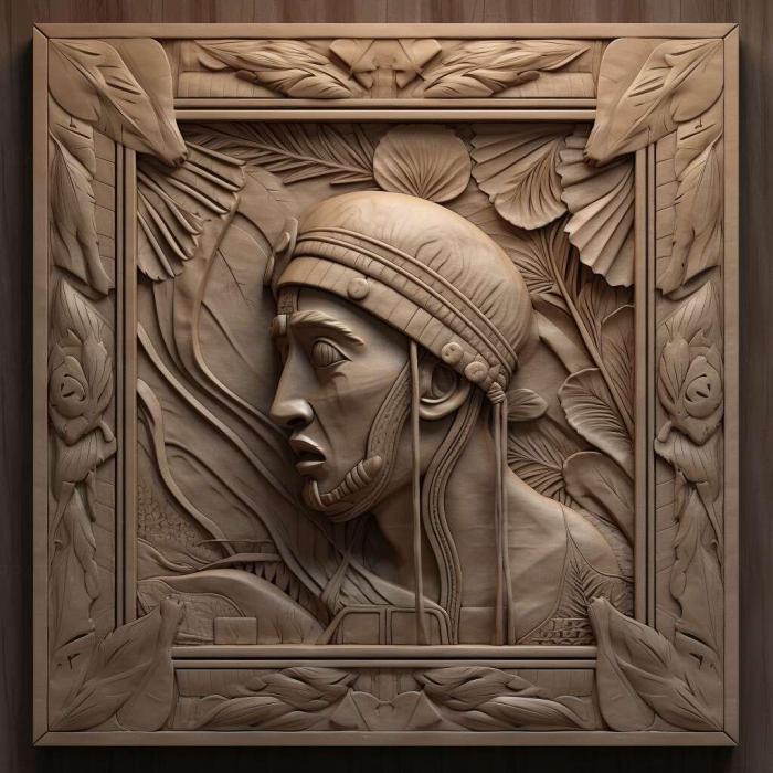 نموذج ثلاثي الأبعاد لآلة CNC 3D Art 